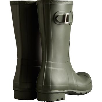 Hunter Original Short Wellington Boots Dark Olive Green alternative