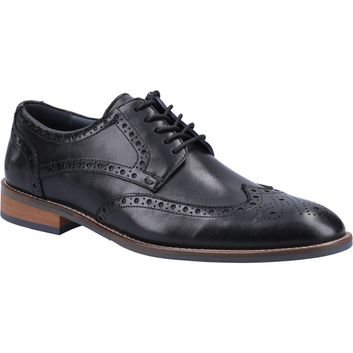 Hush Puppies Dustin Brogue Shoe Black