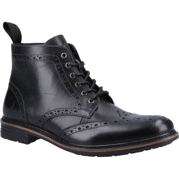 Hush Puppies Joshua Brogue Boot Black