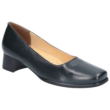 Ladies Amblers Walford Wide Fit Court Navy