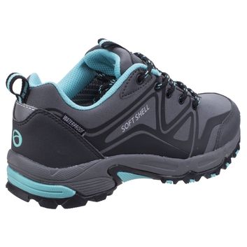 Ladies Cotswold Abbeydale Low Hiker Grey/Black/Aqua alternative