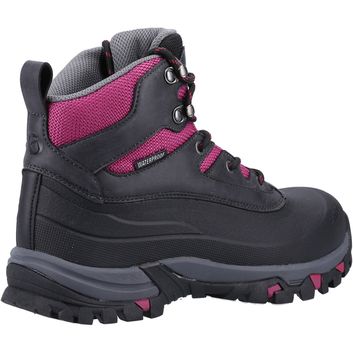 Ladies Cotswold Calmsden Hiking Boots Grey/Berry alternative
