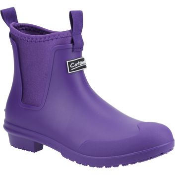 Ladies Cotswold Grosvenor Wellingtons Purple
