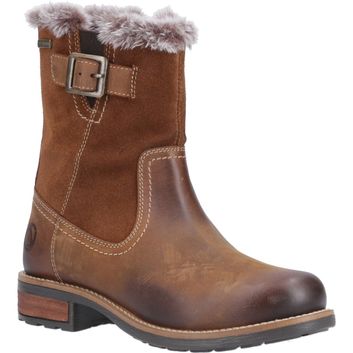 Ladies Cotswold Kemerton Ankle Boots Tan