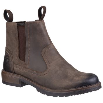 Ladies Cotswold Laverton Ankle Boot Brown