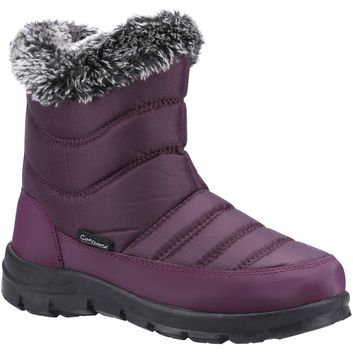 Ladies Cotswold Longleat Wellingtons Purple