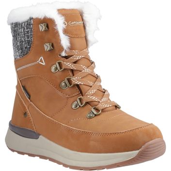 Ladies Cotswold Sheephouse Hiking Boots Tan