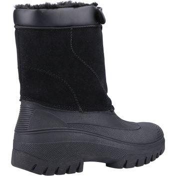 Ladies Cotswold Venture Waterproof Winter Boot Black alternative
