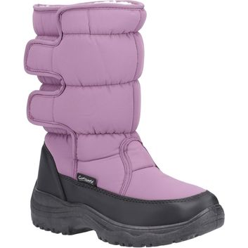 Ladies Cotswold Welland Wellingtons Purple