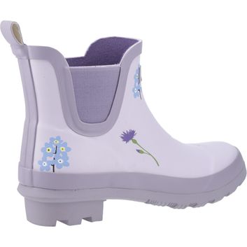 Ladies Cotswold Wildflower Ankle Wellingtons Lilac alternative