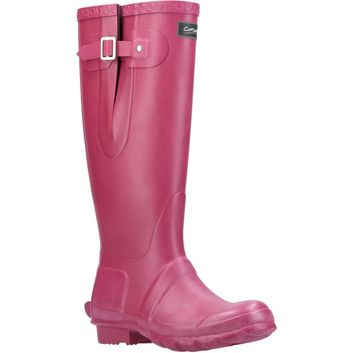 Ladies Cotswold Windsor Tall Wellington Boot Berry