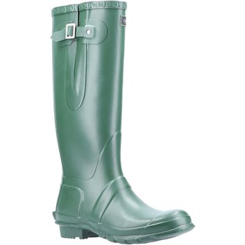 Ladies Cotswold Windsor Tall Wellington Boot Green