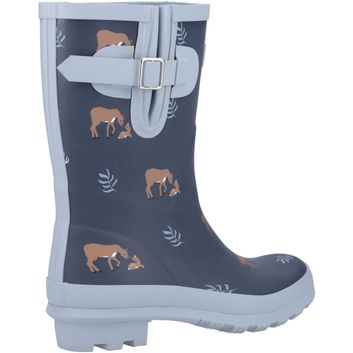 Ladies Cotswold Woodland Mid Wellingtons Deers alternative