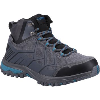 Ladies Cotswold Wychwood Recycled Hiking Boots Grey/Blue