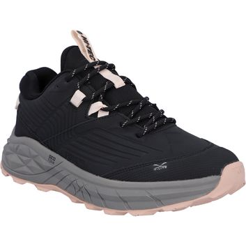 Ladies Hi-Tec Fuse Trek Hiking Shoes Black/Steeple Grey/Cameo Rose
