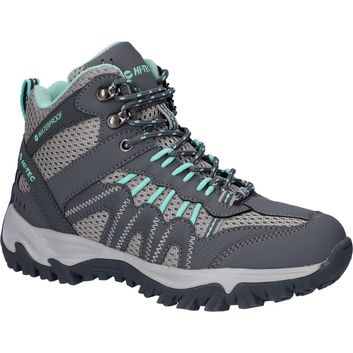 Ladies Hi-Tec Jaguar Mid Boots Charcoal/Graphite/Cool Grey