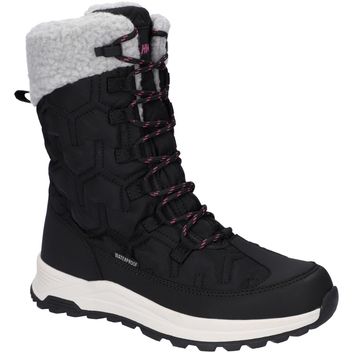 Ladies Hi-Tec Sophia Boot Jet Black/Festival Fuchsia