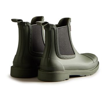 Ladies Hunter Commando Chelsea Boots Dark Olive Green alternative
