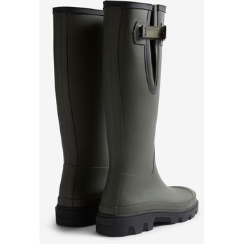 Ladies Hunter Downpour Adjustable Boot Dark Olive/Black alternative