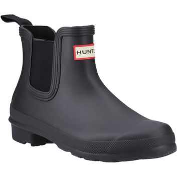 Ladies Hunter Original Chelsea Boots Black
