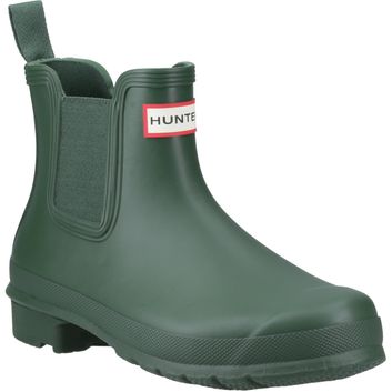 Ladies Hunter Original Chelsea Boots Hunter Green