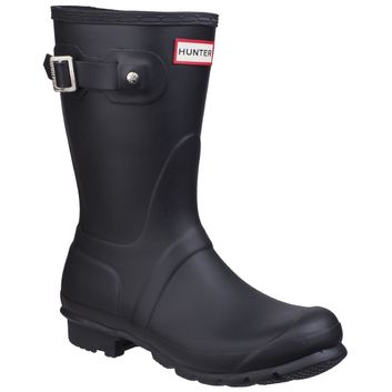Ladies Hunter Original Short Wellington Boots Black