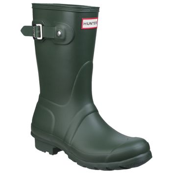 Ladies Hunter Original Short Wellington Boots Hunter Green
