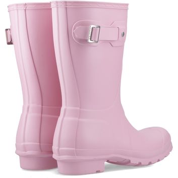 Ladies Hunter Original Short Wellington Boots Pink Nectar alternative