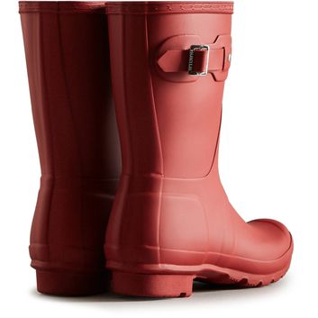 Ladies Hunter Original Short Wellington Boots RED alternative