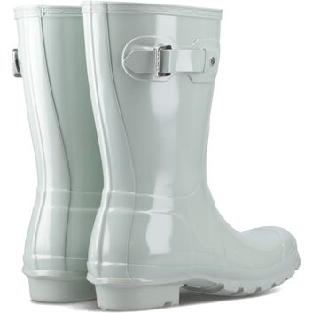 Ladies Hunter Original Short Wellington Boots Sea Foam alternative