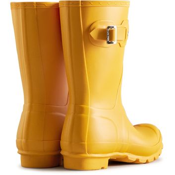 Ladies Hunter Original Short Wellington Boots Yellow alternative