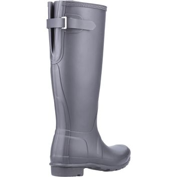 Ladies Hunter Original Tall Back Adjustable Wellington Boots Black alternative