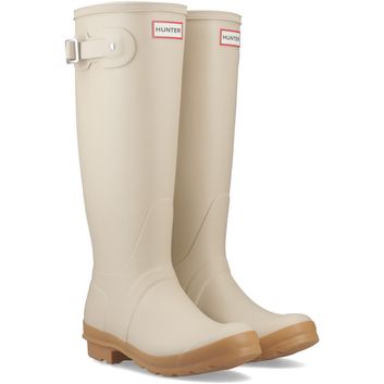 Ladies Hunter Original Tall Boot Gravel/Biscuit