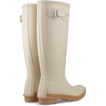 Ladies Hunter Original Tall Boot Gravel/Biscuit alternative