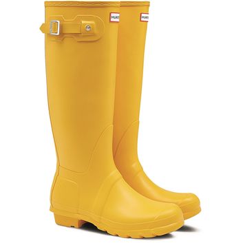 Ladies Hunter Original Tall Boot Yellow