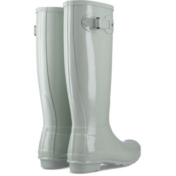 Ladies Hunter Original Tall Gloss Wellingtons Sea Foam alternative