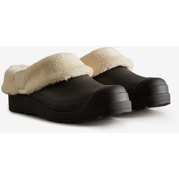 Ladies Hunter Play Insulated Clogs Black