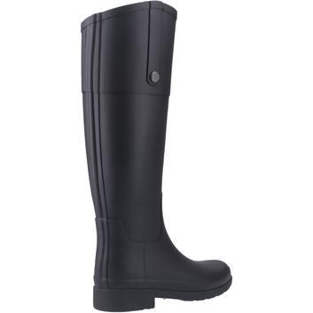 Ladies Hunter Refined Riding Matte Tall Wellington Boots Black alternative