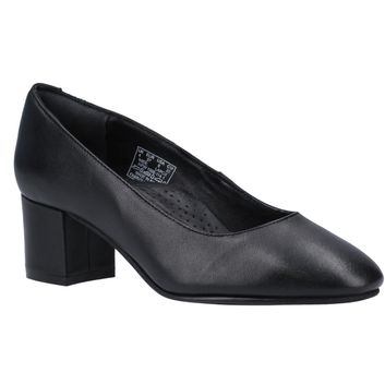 Ladies Hush Puppies Anna Court Shoe Black