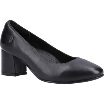 Ladies Hush Puppies Anna Wide Court Shoe Black