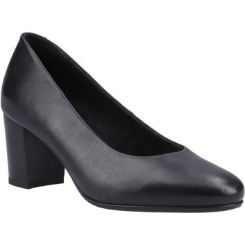 Ladies Hush Puppies Ivana Court Shoe Black