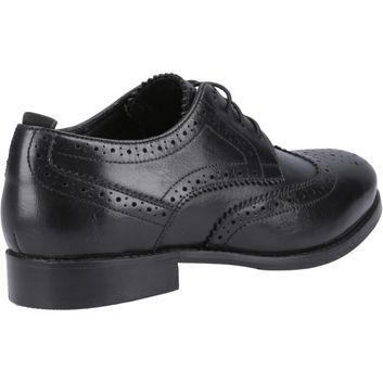 Ladies Hush Puppies Natalia Brogue Black/Black alternative