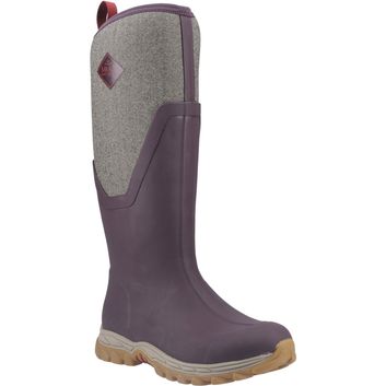 Ladies Muck Boots Arctic Sport II Tall Wellington Wine/Herringbone