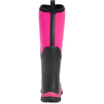 Ladies Muck Boots MB Arctic Sport II Tall Wellingtons Black/Pink alternative