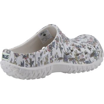 Ladies Muck Boots Muckster Lite Clog Light Grey/Floral Print alternative