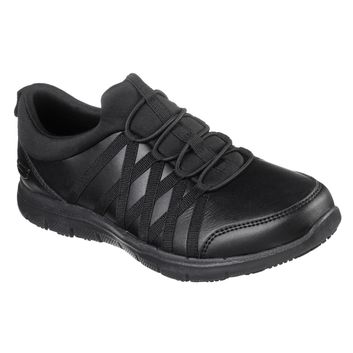 Ladies Skechers Workwear Ghenter Dagsby Occupational Shoes Black