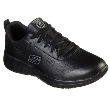 Ladies Skechers Workwear Marsing Gmina Slip Resistant Occupational Shoe Black