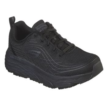 Ladies Skechers Workwear Max Cushioning Elite Sr Occupational Shoes Black