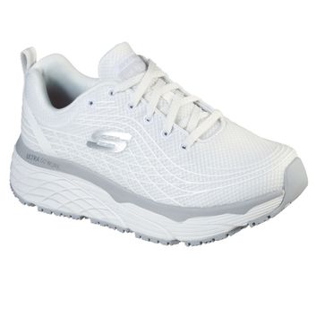 Ladies Skechers Workwear Max Cushioning Elite Sr Occupational Shoes White