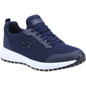 Ladies Skechers Workwear Squad SR Occupational Shoe Navy